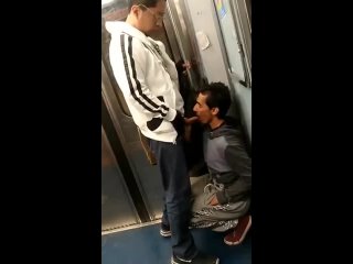 dude sucked in front of everyone on the subway - i suck cock and i'm proud of it gay group 18